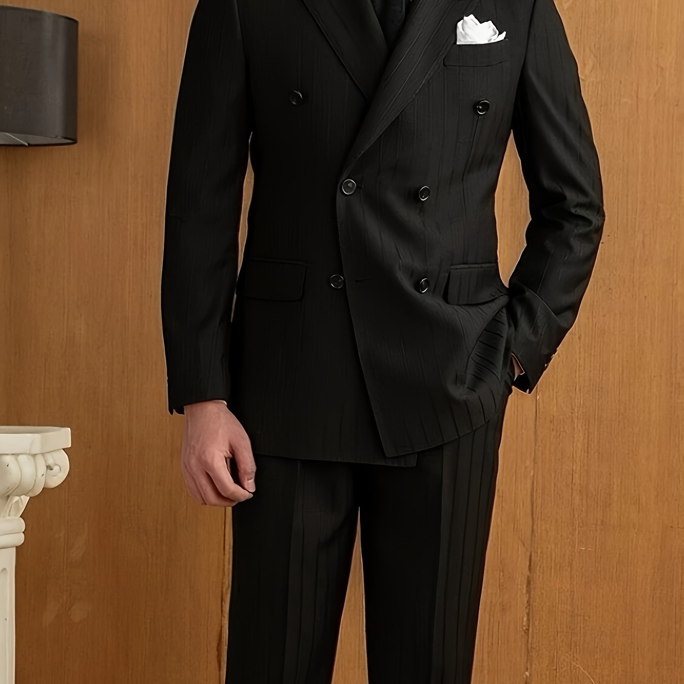 Men'-color Light Business Long-sleeved Suit Jacket, For Autumn And Winter