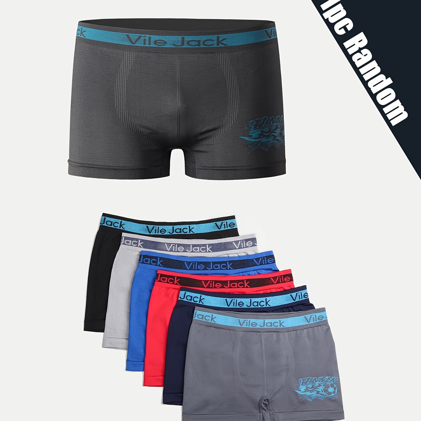 Image of Random 1pc Children's Underwear Boys' Flat-angle Four- Children's Shorts Boys' Flat-angled