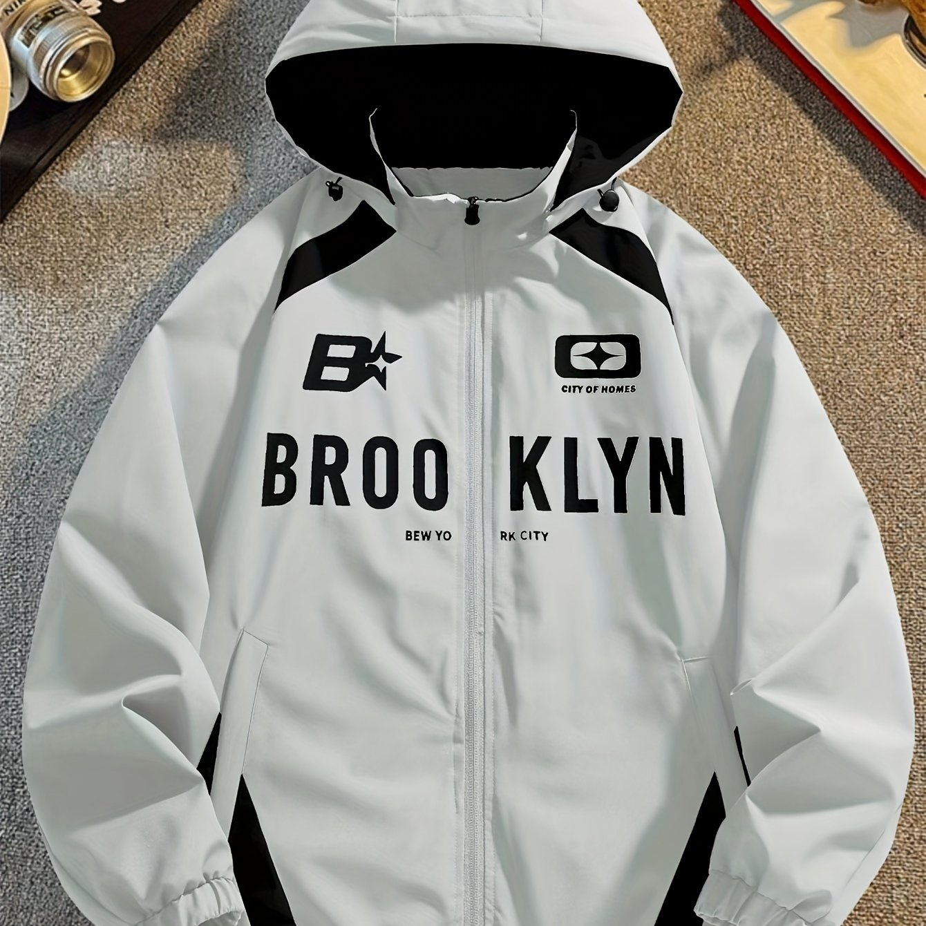 Comfortable And Versatile Windproof Sports Jacket Vintage Daily Casual Men's Outerwear 6035