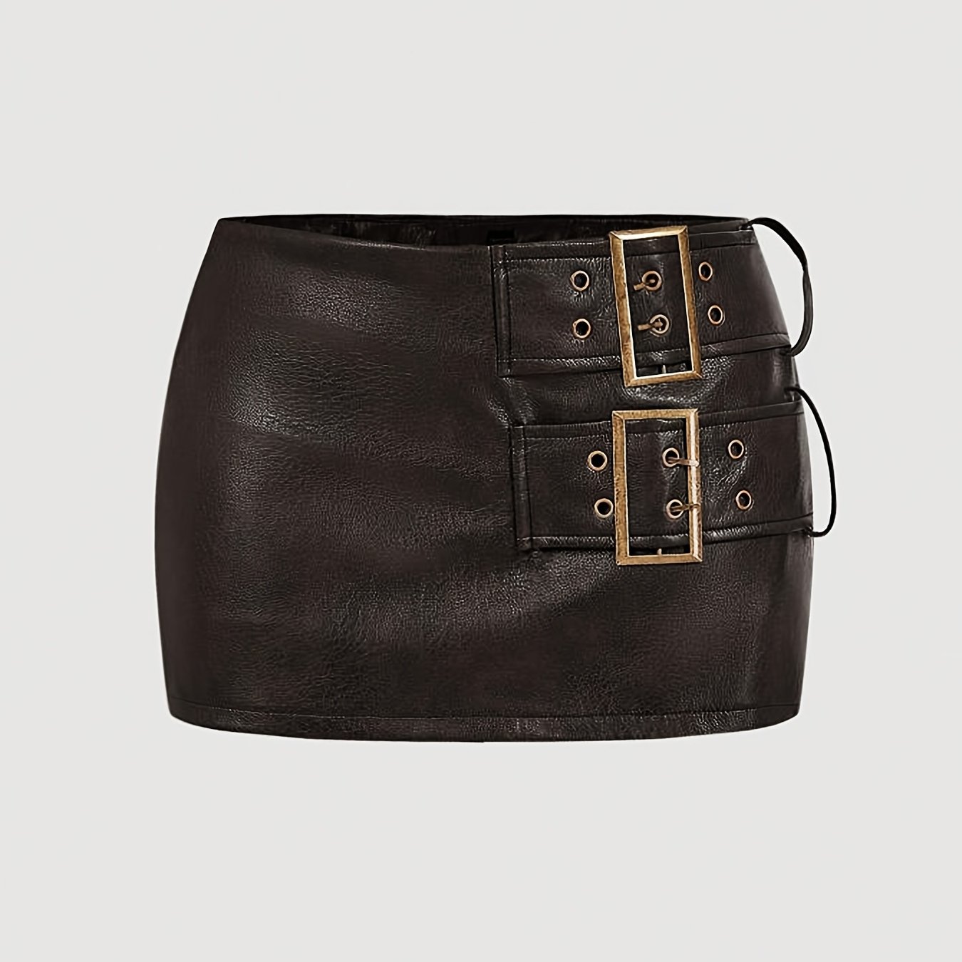 TEMU Jupe ultra courte en PU taille basse pour femmes, Jupe ultra courte de boîte de nuit, Jupe de boîte de nuit, Jupe pour femmes, Jupe ultra courte