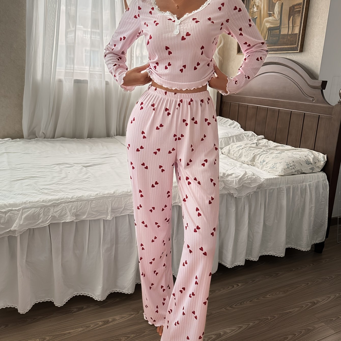 985 Jacquard Series Comfortable Pajama Set