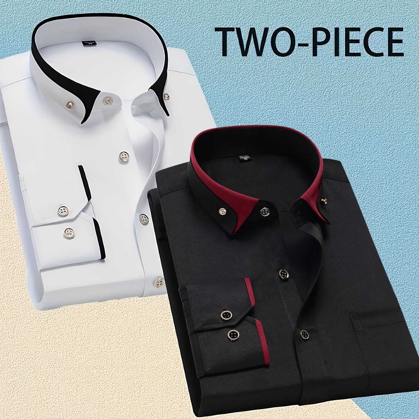 E-shop Business Casual Hemd für Herren mit leichtem Stretch, geeignet für die chemische Reinigung