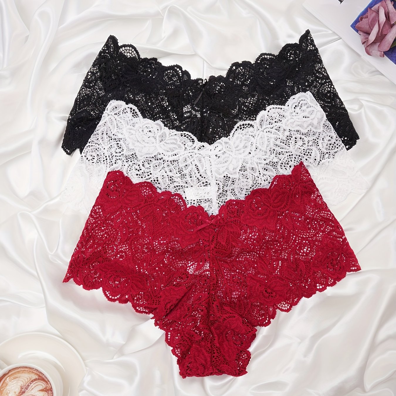 Lace Panties Three-pack