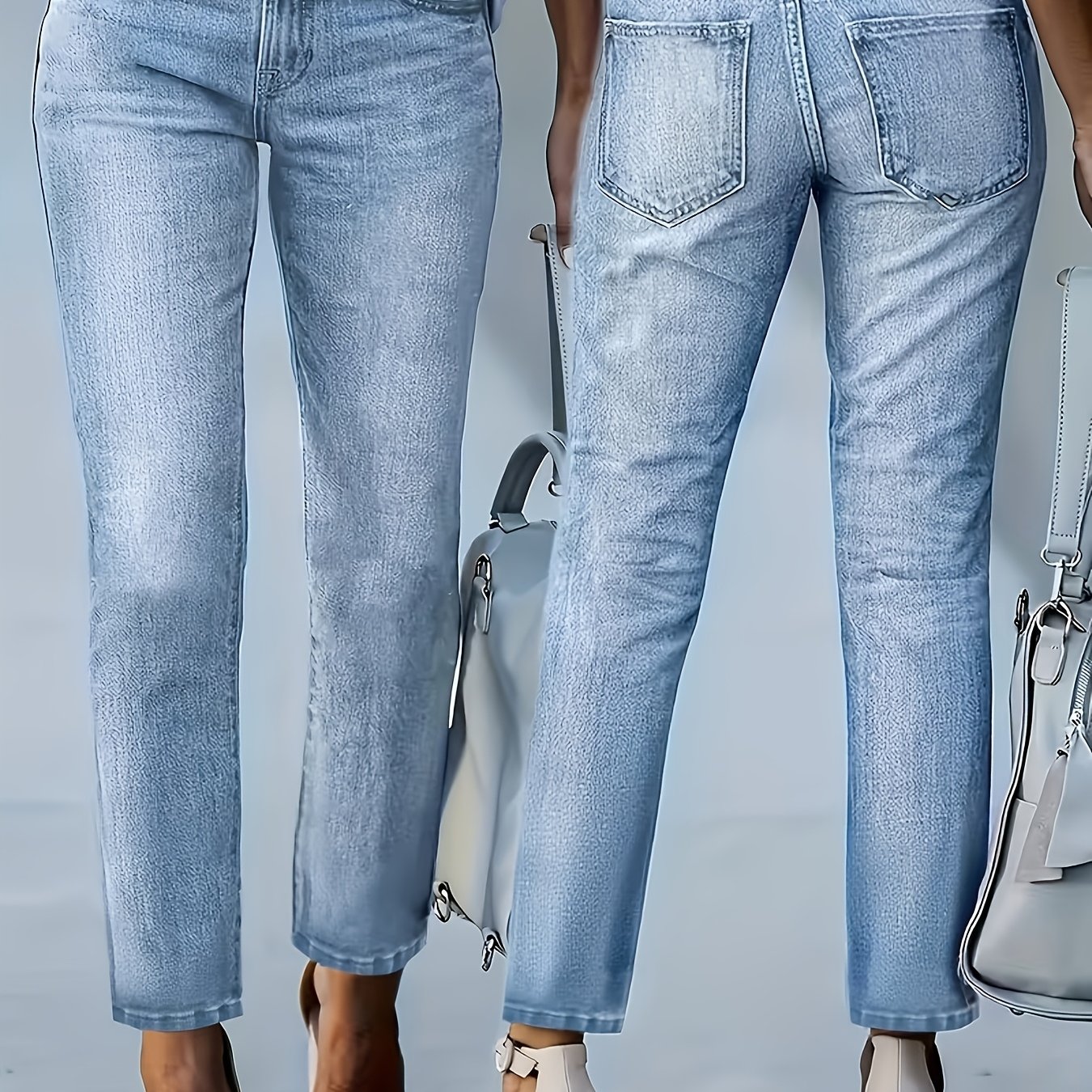 25aw Slim Size Skinny Jeans Stretchy Casual Suitable For Commuting Versatile For Washed Denim