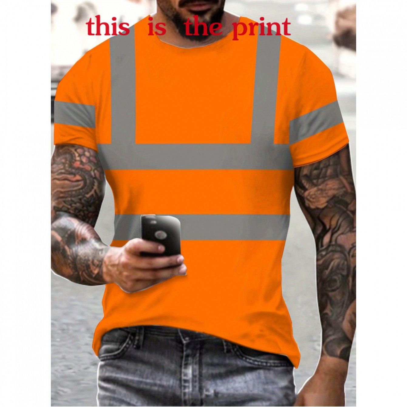 TEMU Men's Plus Size Short-sleeve T-shirt - Breathable Round Neck Athletic Shirt Suitable For Gym, Fishing, Camping, Golf & Outdoor Activities,