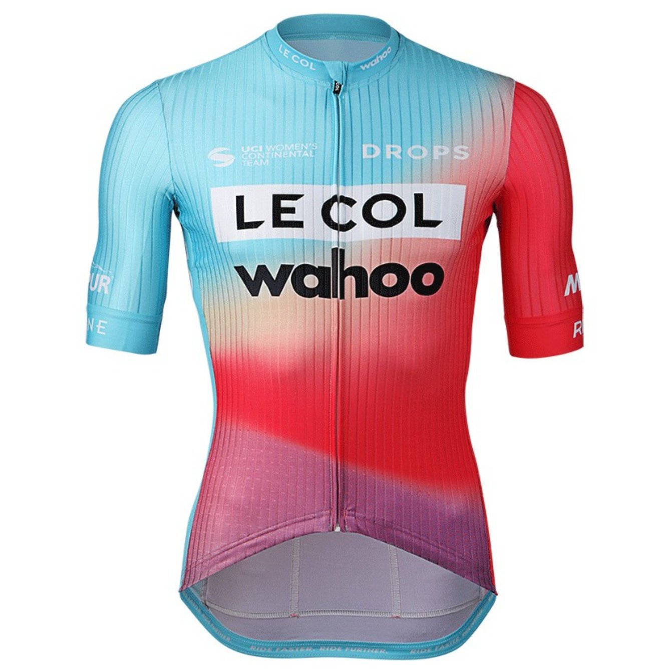 Image of Mountain Bike Breathable Col Ahoo Blue Racing Cycling Jersey Short Sleeve Top Shirt For Men