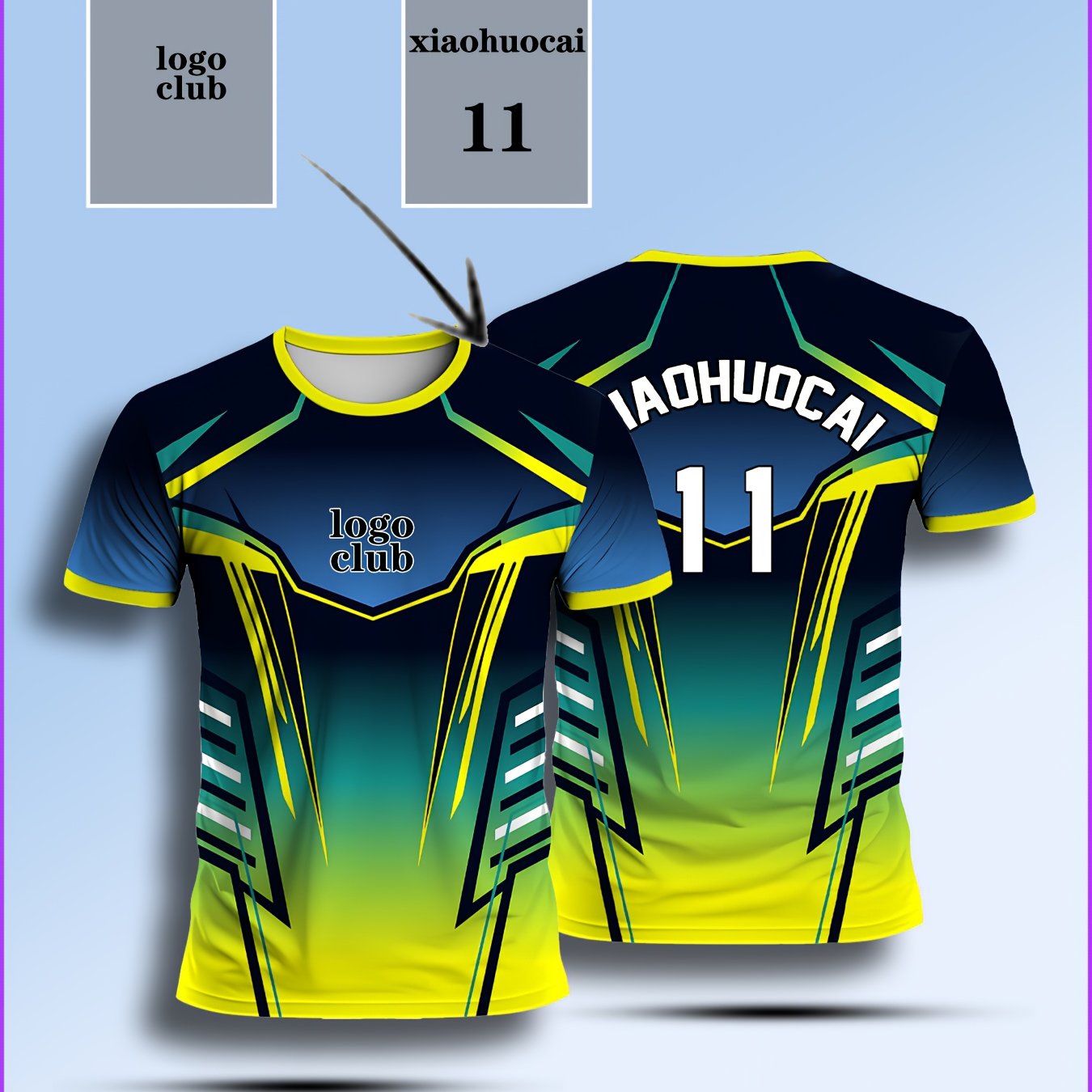 TEMU Customized Men's Soccer Jersey - Printed With Name And Number, Breathable Sweatshirt Suitable For Competition/training, Moisture-wicking Fabric,