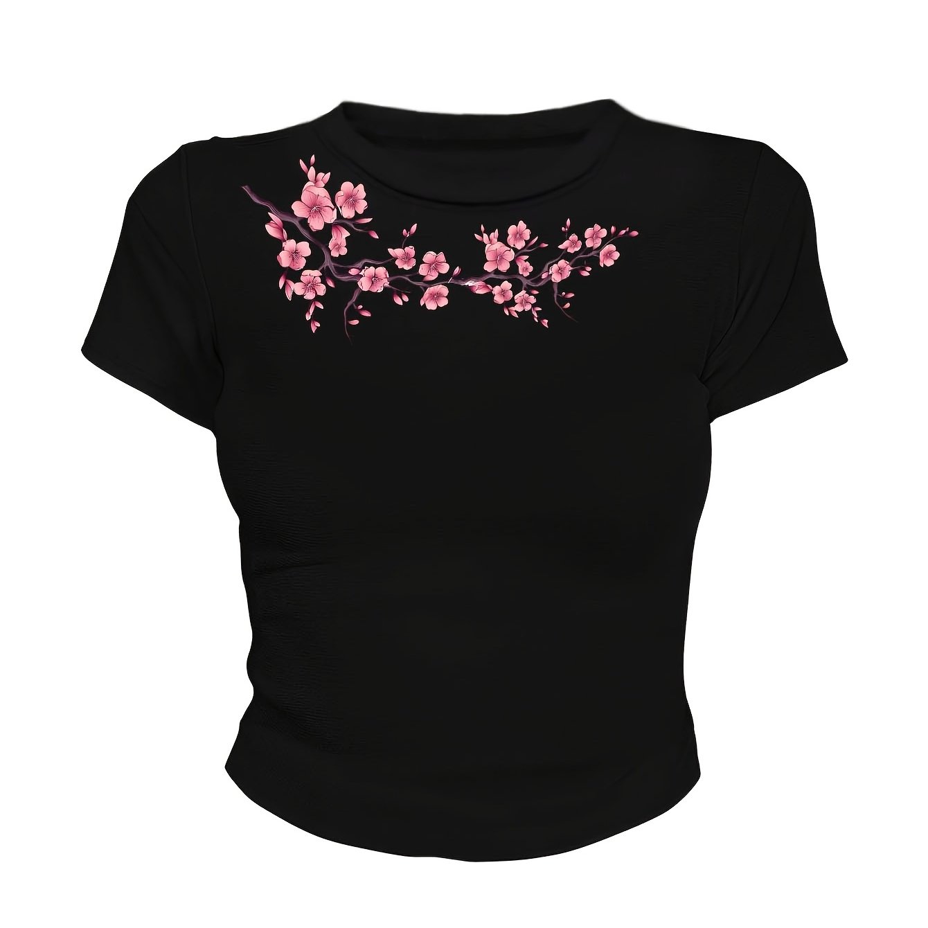 TEMU A Women's Casual Top, European And , , Fun, Sweet, Cool, Summer, Hot, Korean Style, Individual Street, Creative Y2k Trendy Brand, Cool , Cherry