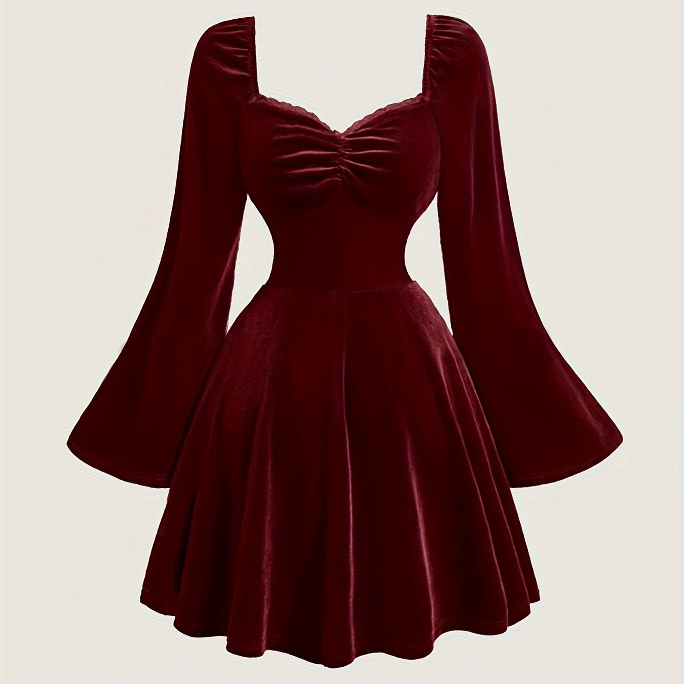 Contrast Lace Pleated Elegant Cup Dress Ns702