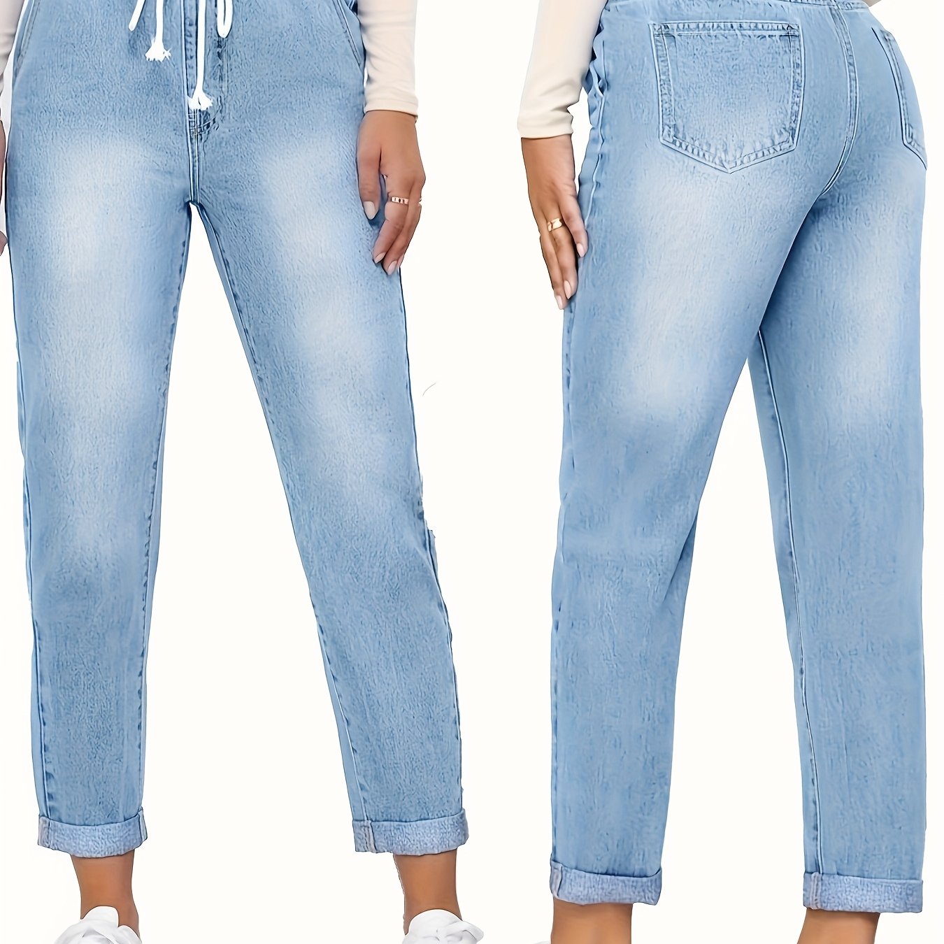 8062# Women's Denim Ankle Pants
