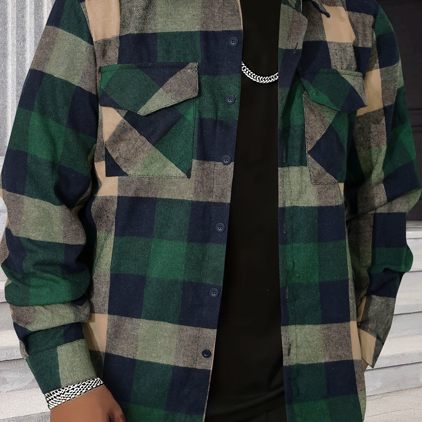 New Long-sleeve Shirt For Plus-size Men, Plus Size