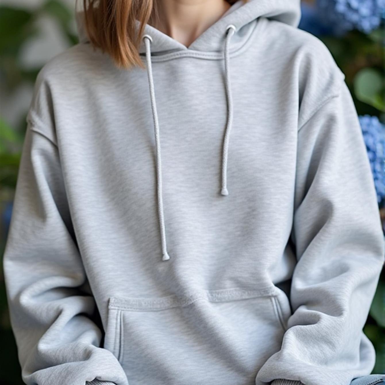 A Solid Color Theme Design Trendy Hoodie Women's Hoodie High Quality Thickened Hoodie Autumn Winter Casual Daily Wear Gift For