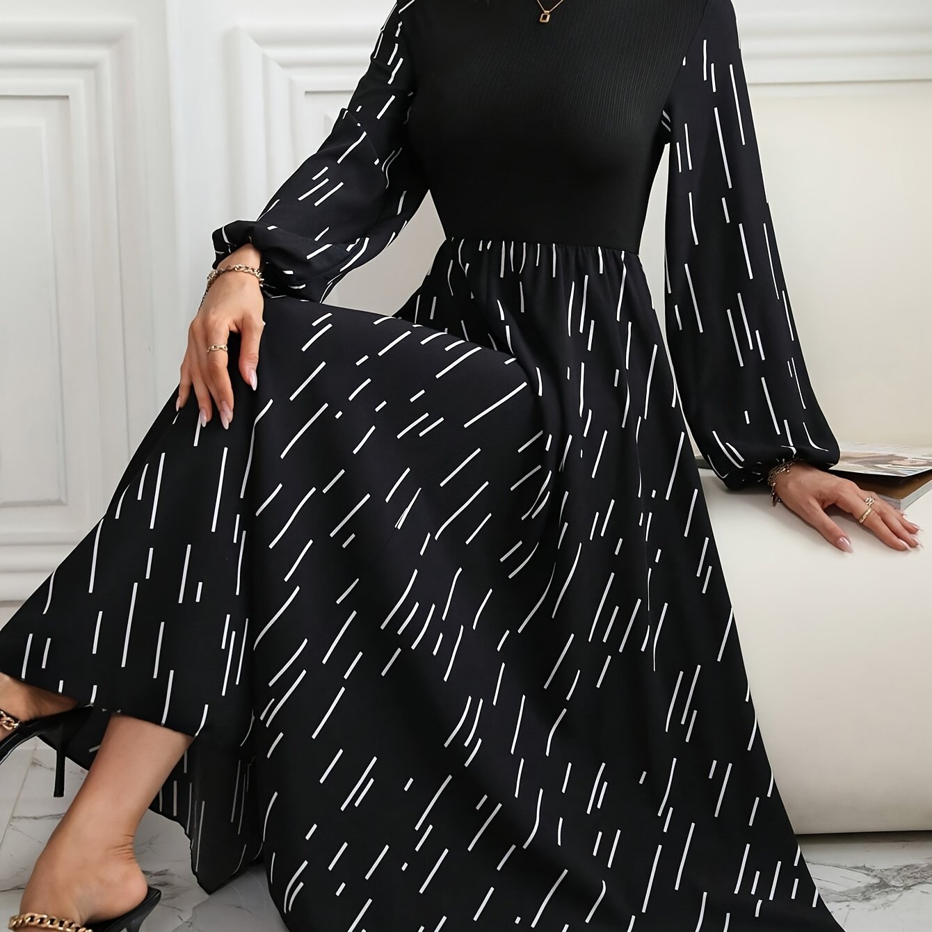 European And Long Dress