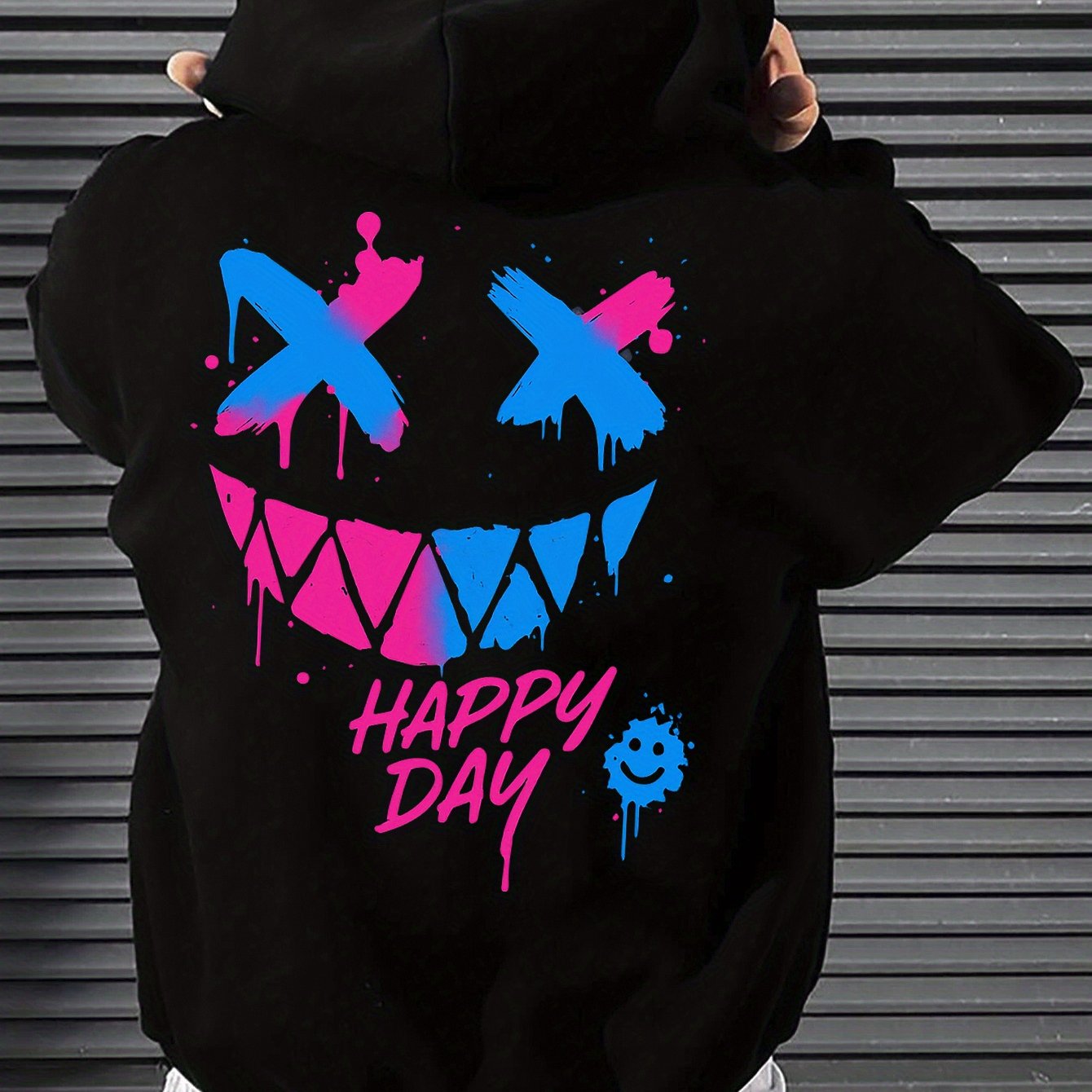 Image of A Graffiti Trendy Hoodie For Man's Hoodie High Quality Thick Premium Sweatshirt Autumn Winter Wear For Style Gift For