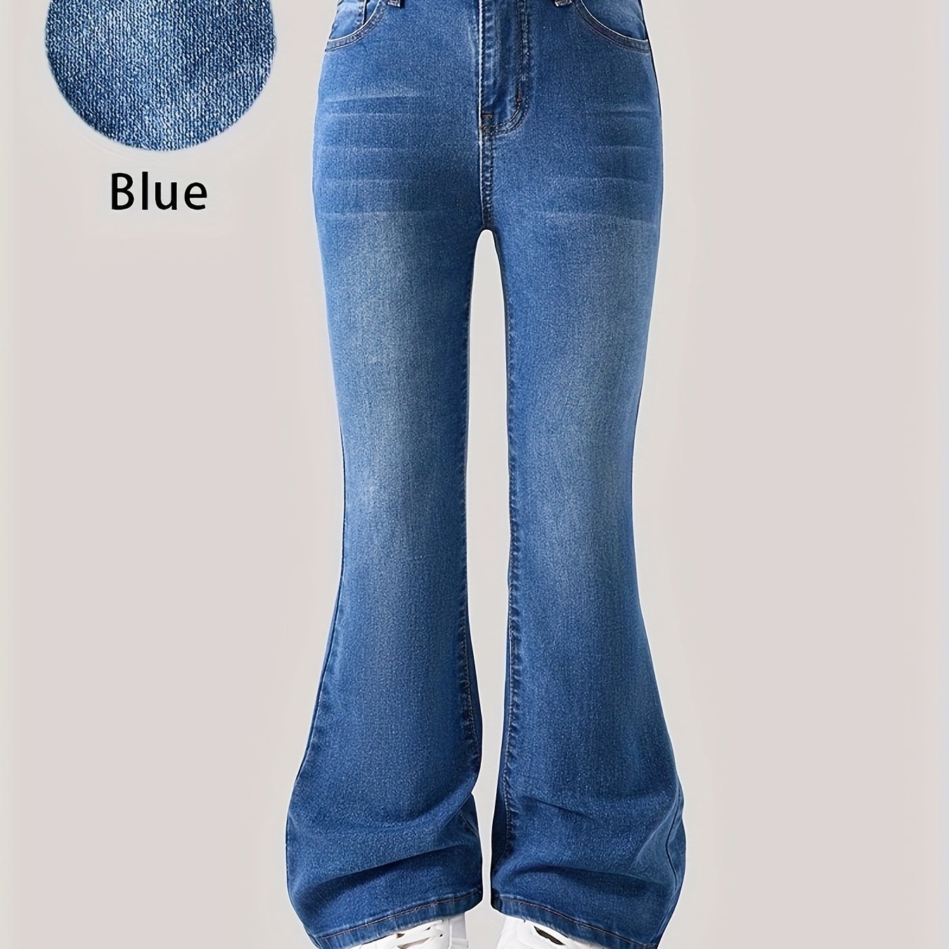 Image of 2026 Denim Fabric Slim Fit Spring/summer Back-to- Basic Versatile Style