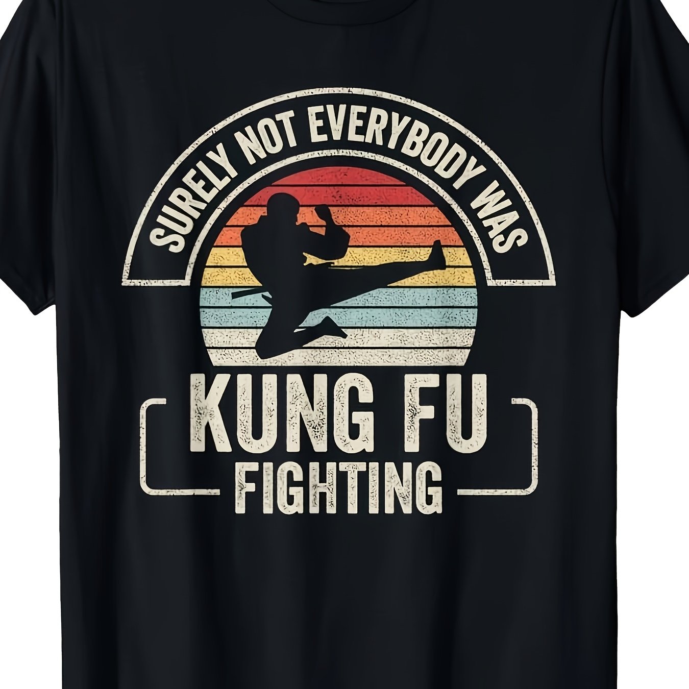 TEMU Retro Vintage Not Was Fighting T Shirt-same Style For Men And Women 2026 Summer Short-sleeved Printed T-shirt 180g Comfortable Round Neck Short