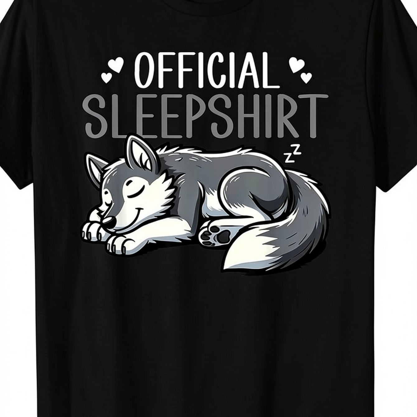 Plus Size T-shirt Featuring An Official Wolf Design, Plus Size