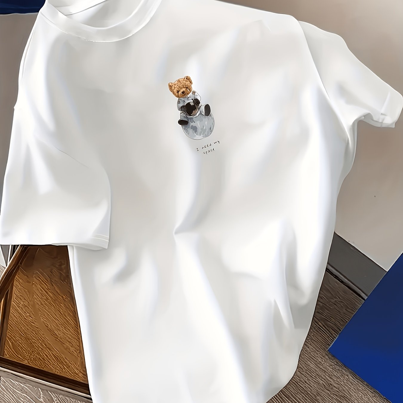 TEMU T-shirt da donna casual a maniche corte con e stampa a animati