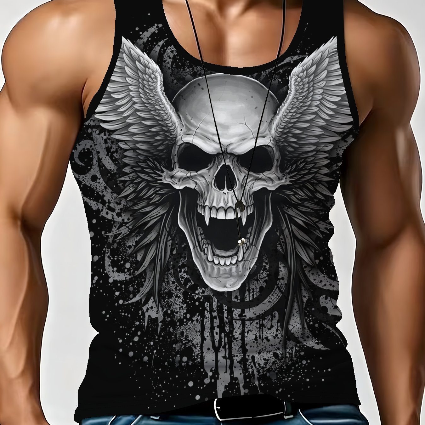TEMU Men's Sports Tank Top 2026 Summer Sleeveless Casual Basketball Vest