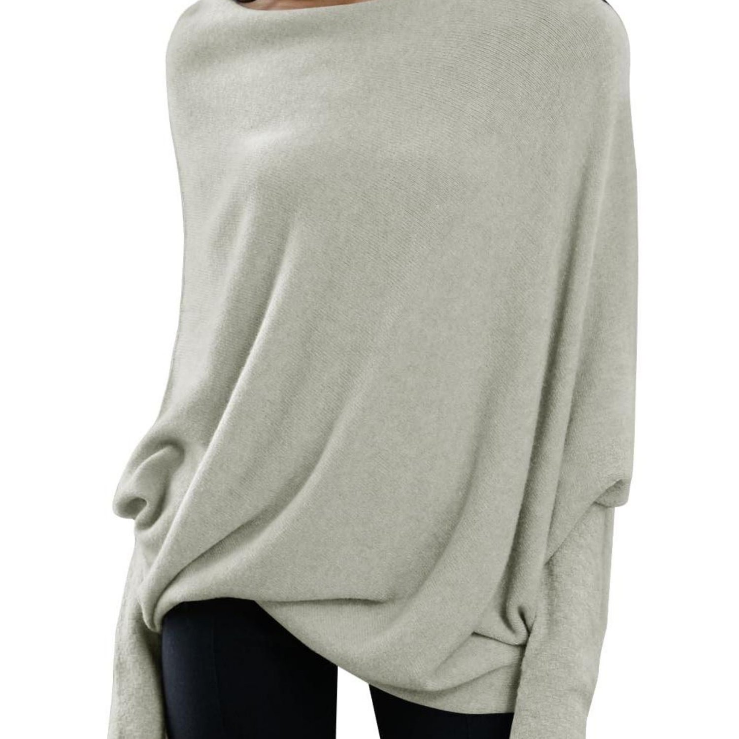 Women's Pullover Crew Neck Long Sleeve Jumper Neck Loose Blouse Jumper Sweatshirt Shirts