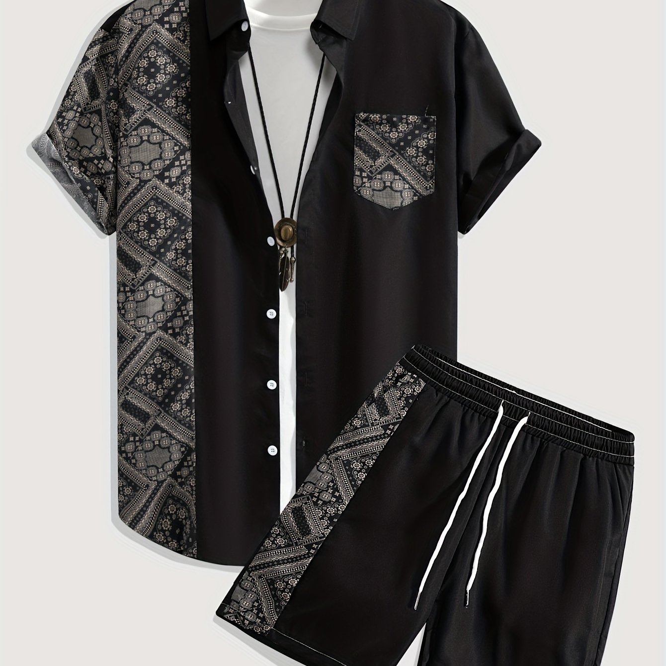Men's Fashion Summer Casual Suit