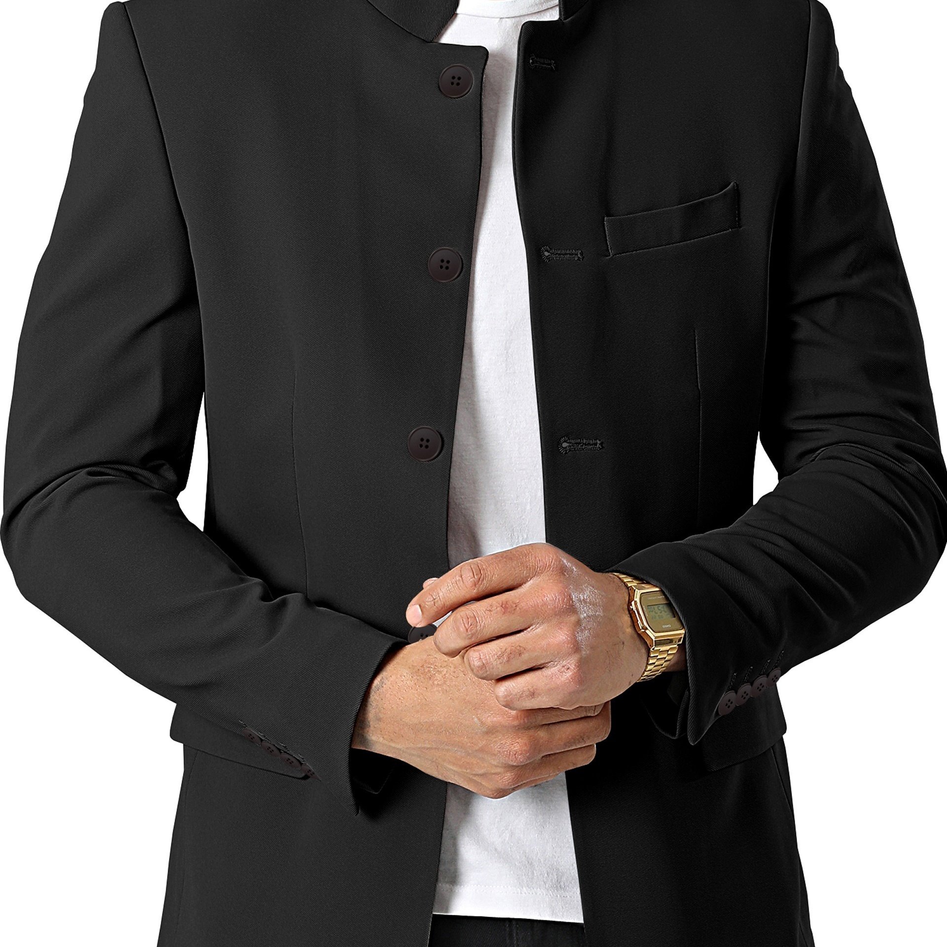 TEMU Plus Size Men' Blazer For