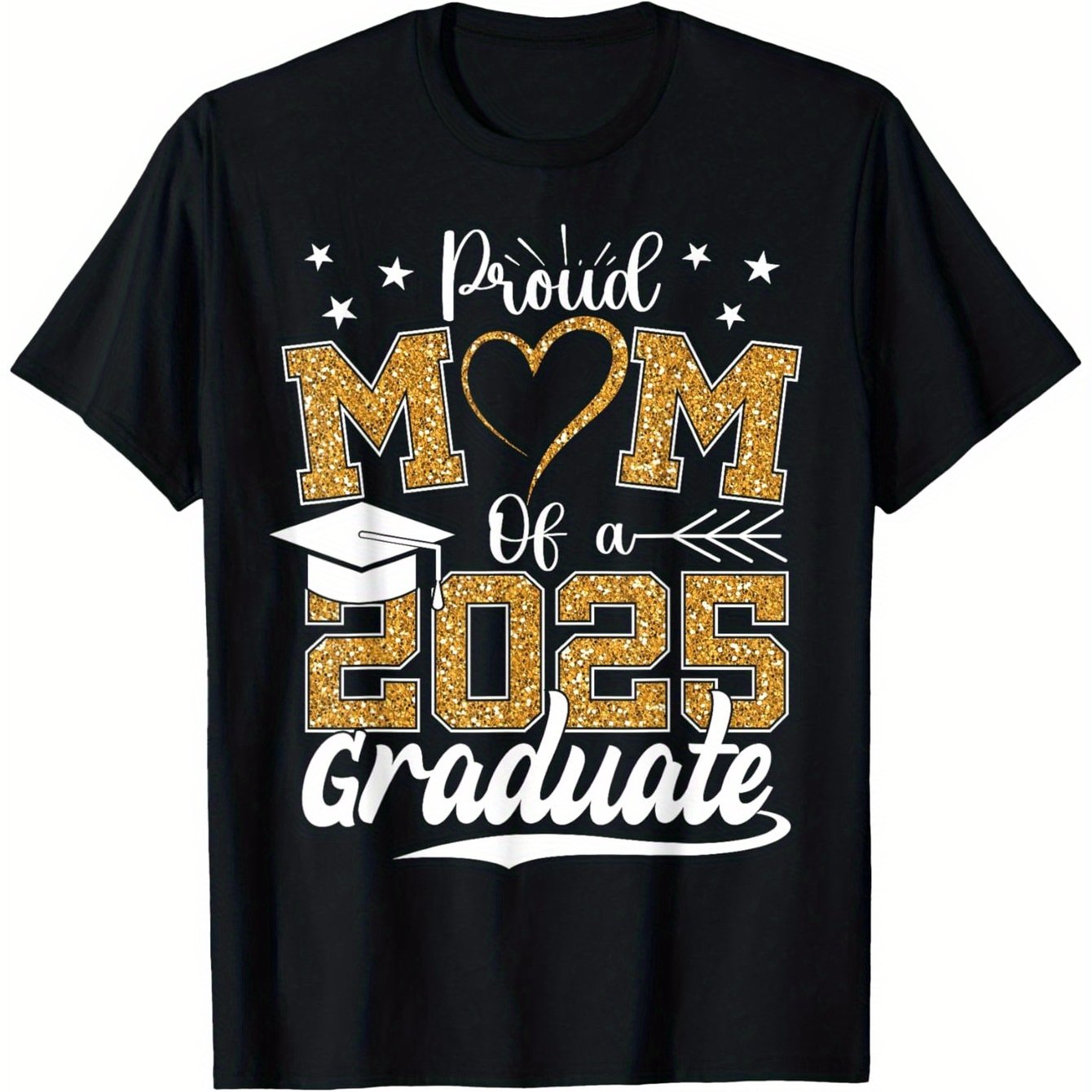 TEMU Mom Of A 2025 Graduate Senior Graduation T-shirt Easter Gifts, Gifts For , Gifts For Parents