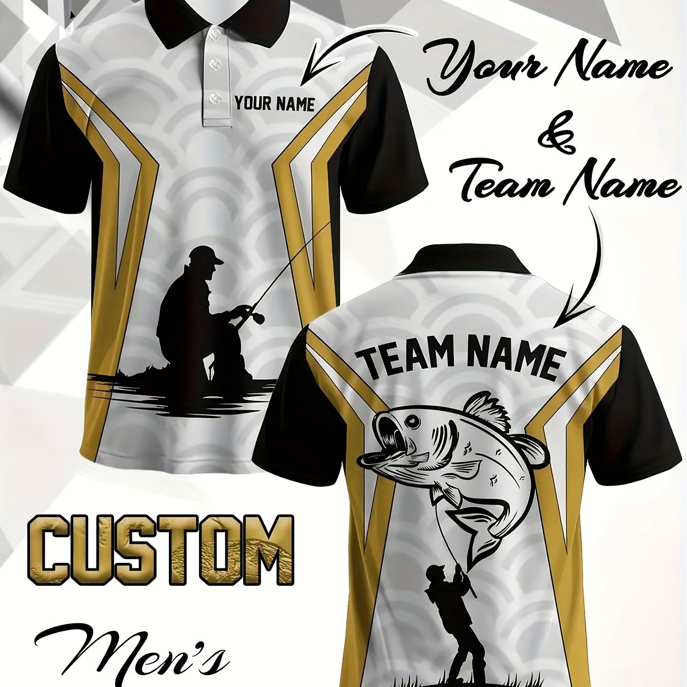 TEMU Custom Men's Summer Printed Shirt With Color-blocking Design, Made From Comfortable And Breathable Fabric. You Can Personalize , Text, Or Team