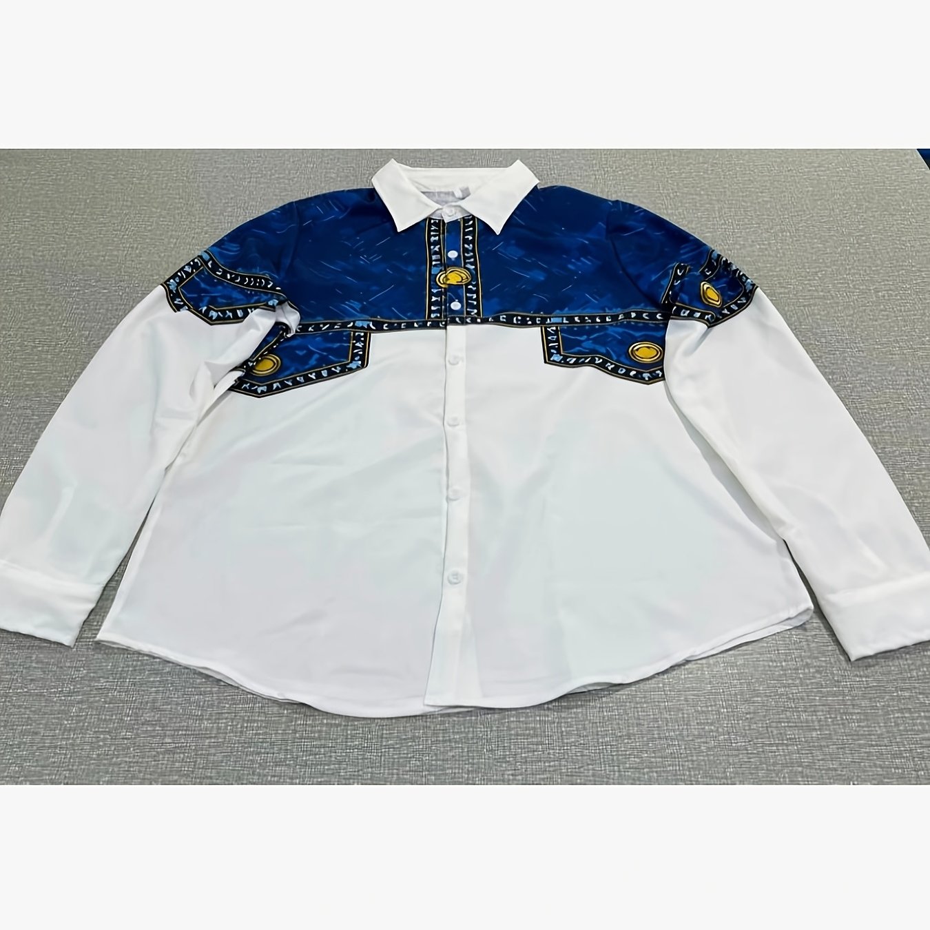 TEMU Chemise en jean pour femme, design de coutures , poche à bouton en cuivre sur le patte de fermeture, fermeture éclair, convient pour un et