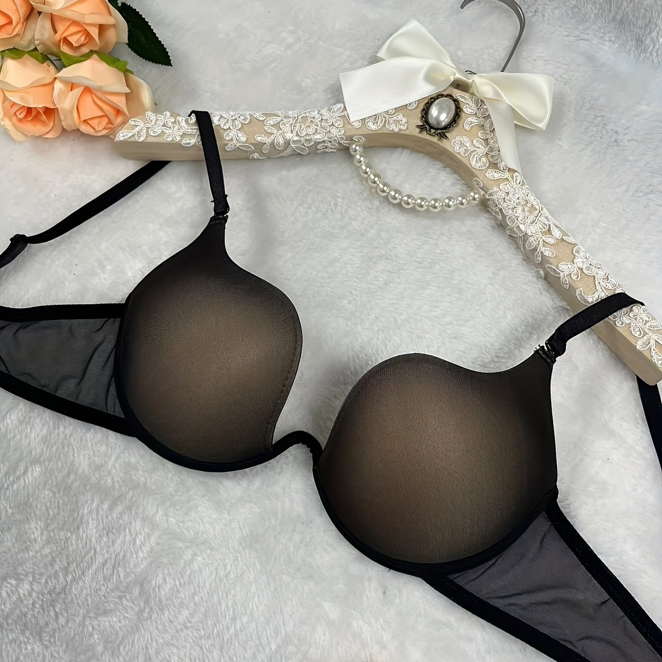 Deep U Low Neck Push-up Bra