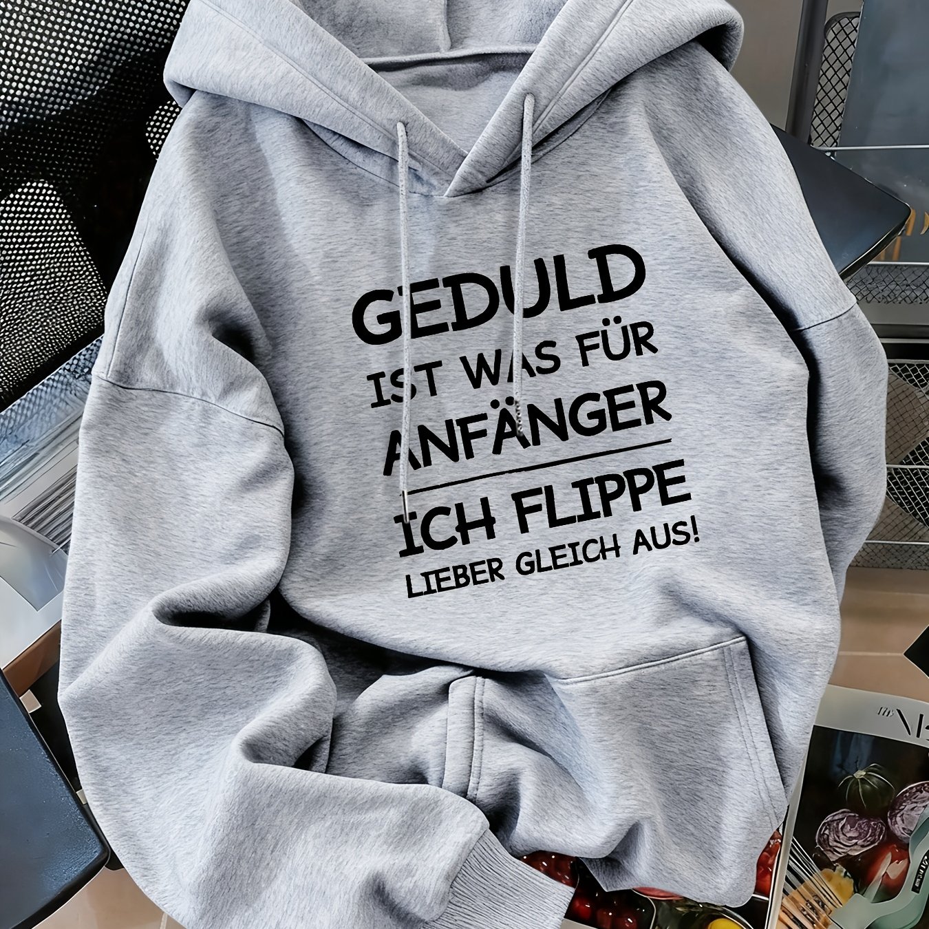 Image of A Design With The Theme Of Is For Beginners I Flip Out Women's Hoodie High Quality Thick Sweatshirt Autumn Winter Casual Wear Gift For