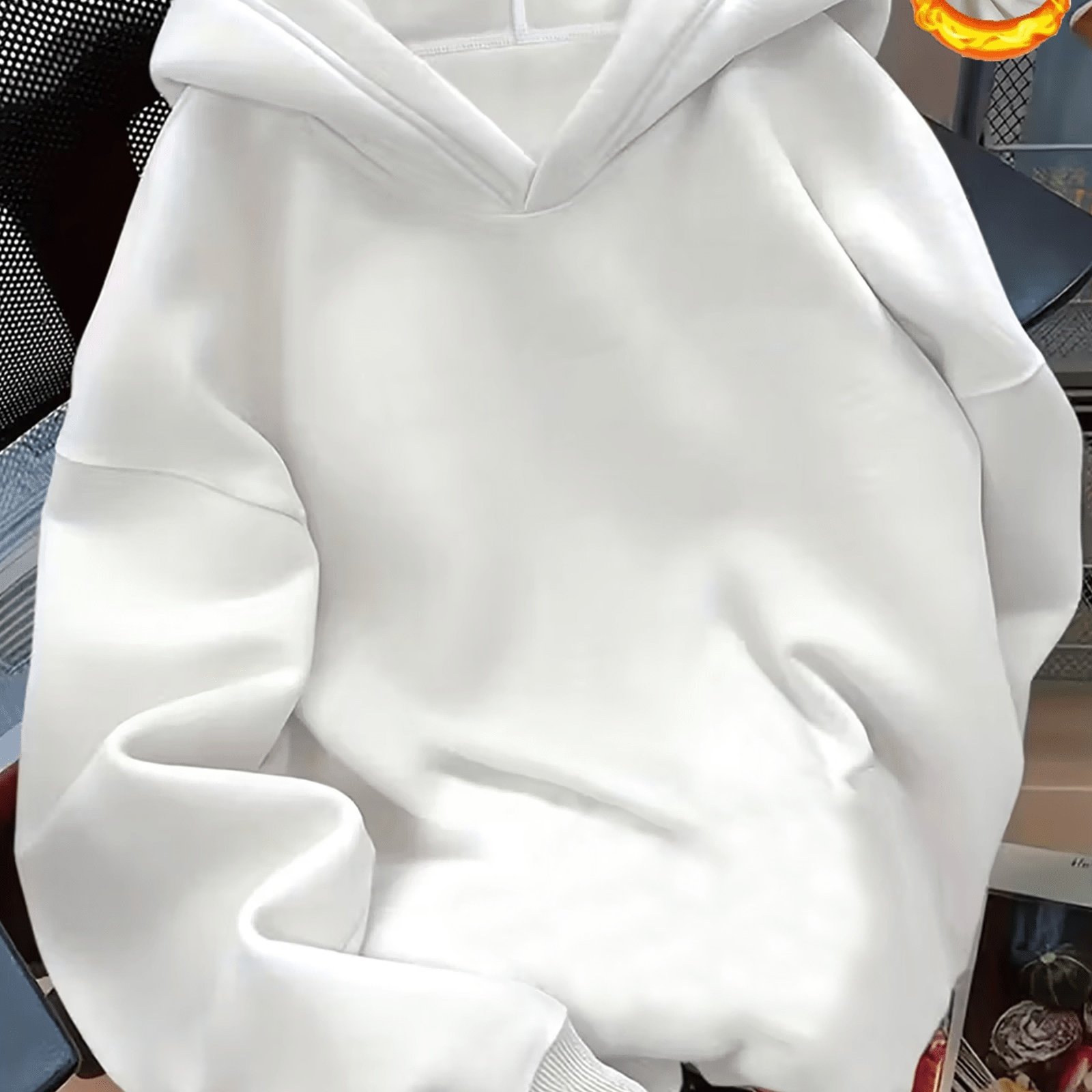 TEMU Damen-Kapuzenpullover mit einfarbigem Futter, locker bequem, geeignet für Freizeit wie Ausflüge Bürokleidung, Damenbekleidung für Herbst/Winter,