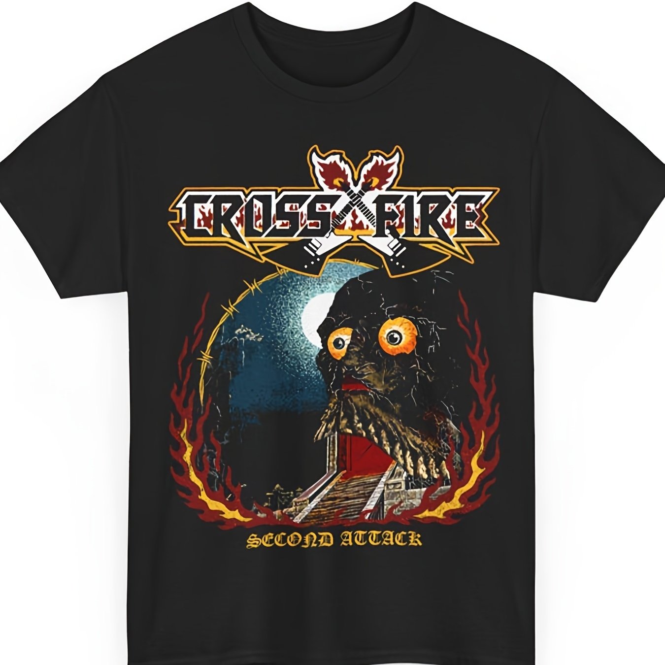 Image of Crossfire Second Vintage Design T-shirt