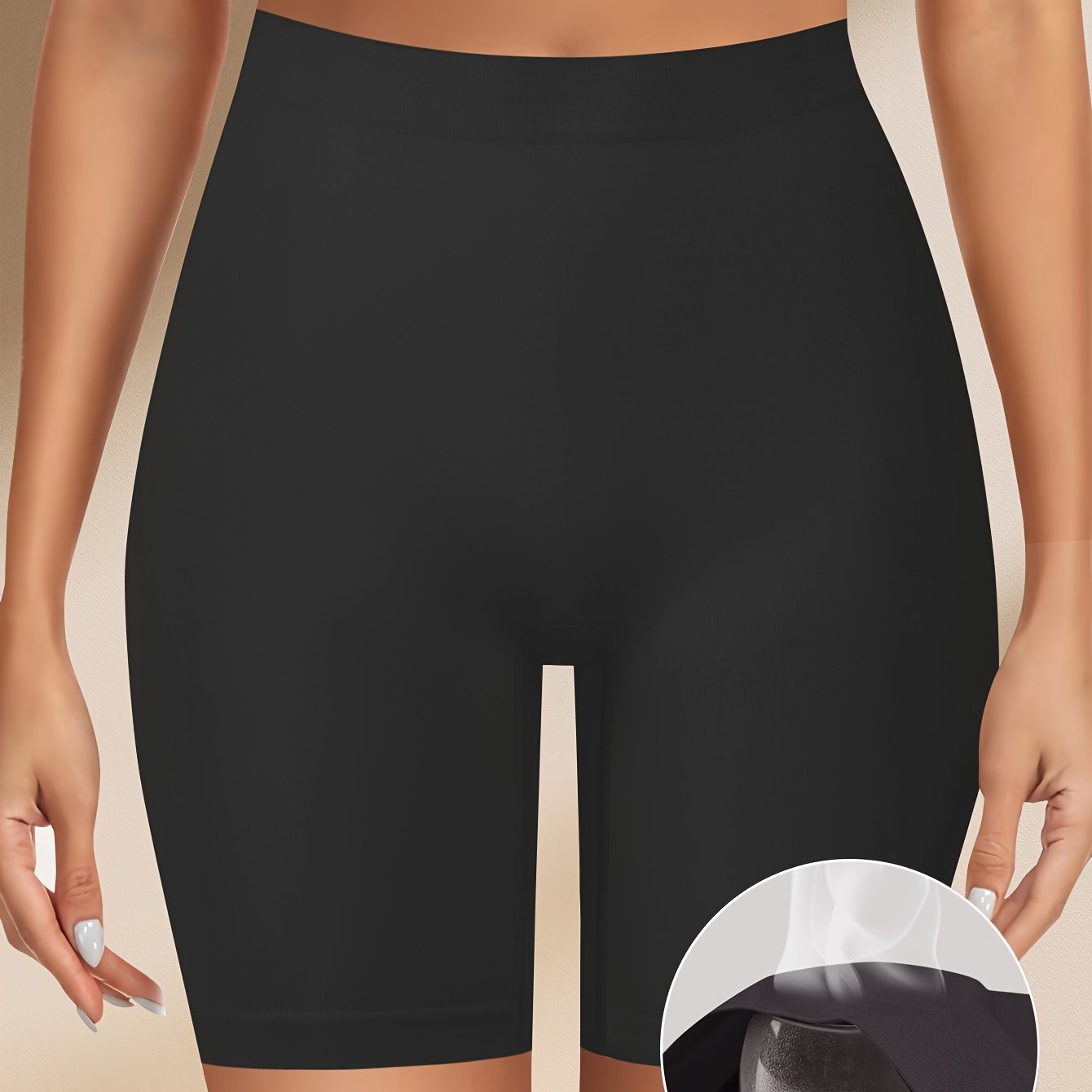 Women's Waistless Underwear High-waisted Briefs Elegant And Comfortable, Breathable Soft Fabric Fashionable Body-hugging Design Women's High-waisted Panties
