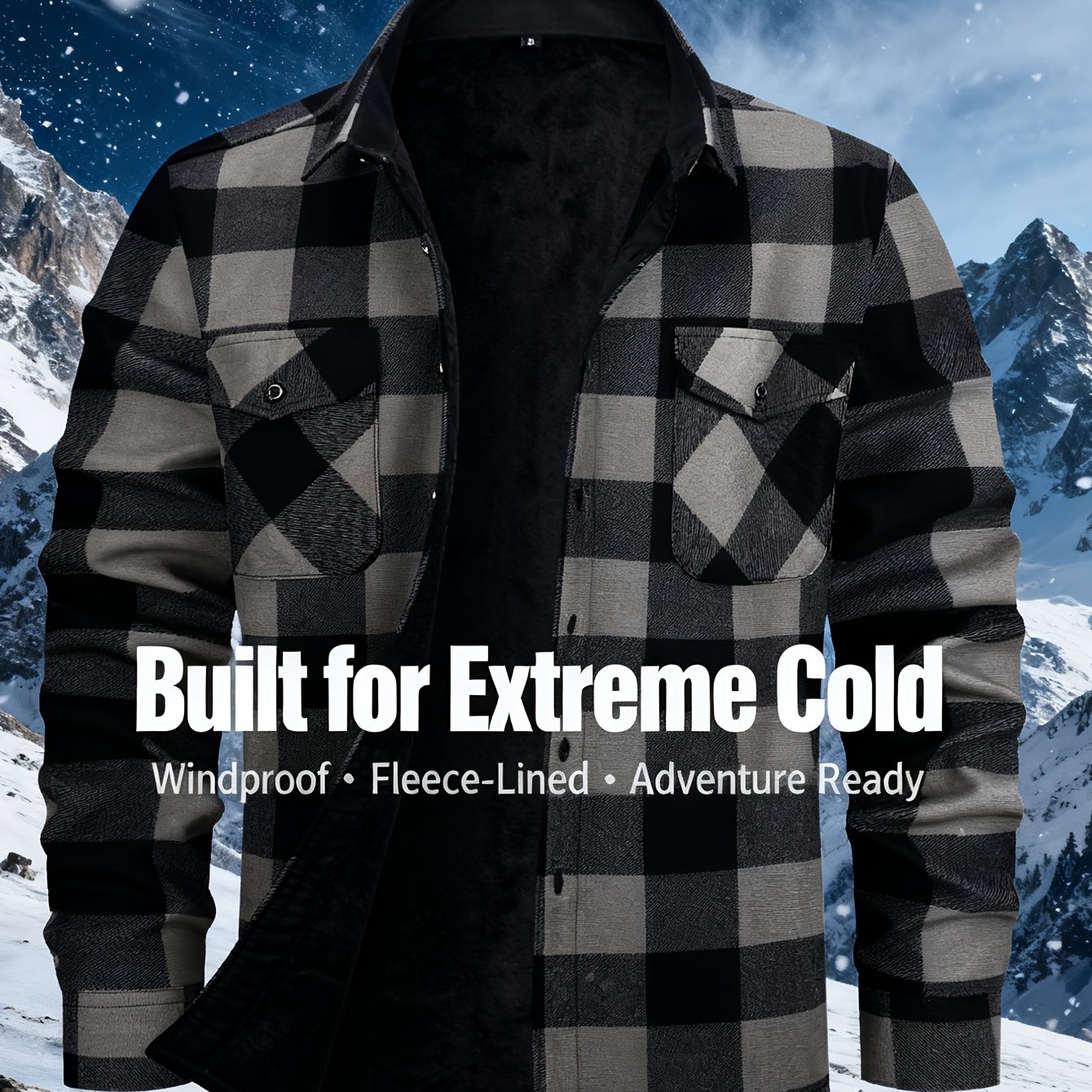 item picture mens flannel warm shirt casual brushed fleece lined thickened warm wrinkle resistant and durable   home   shirt