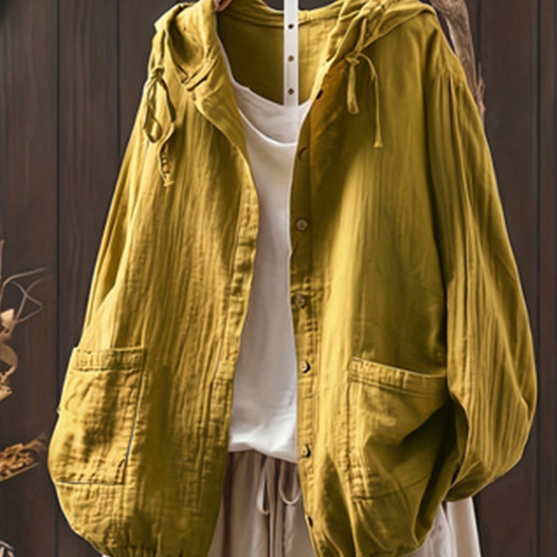 TEMU [Taglia Regular Fit] Giacca felpa da donna a maniche lunghe con cappuccio, morbida e casual, con tasche con coulisse, vestibilit� per l'