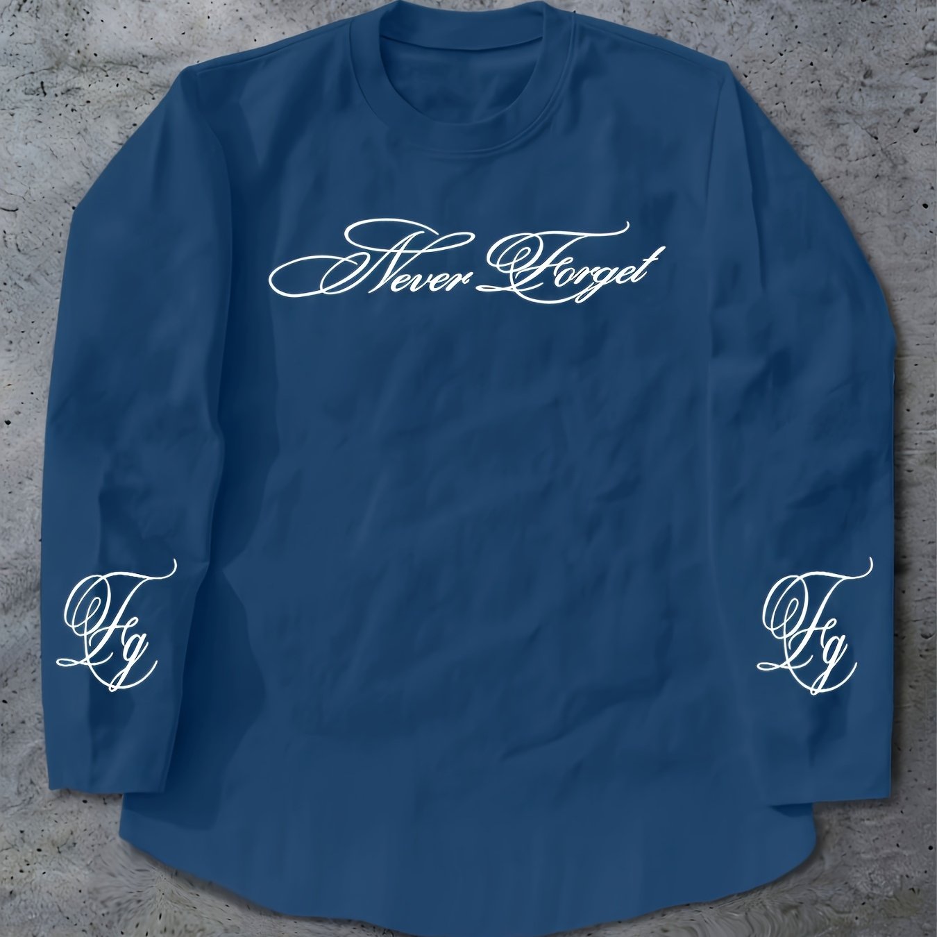 TEMU Men's Long Sleeve Printed T-shirt, Regular Spring/autumn Outdoor Sports Casual Long Sleeve Top