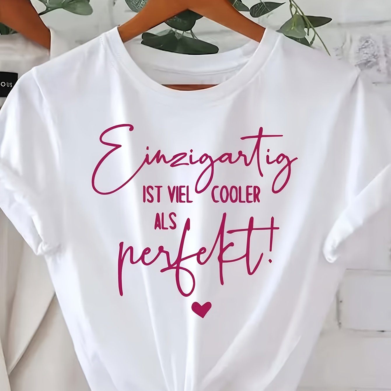 Image of Short-sleeve T-shirt - Cooler, Extraordinarily Cool - Women's Spring/summer Trendy Printed T-shirt, !