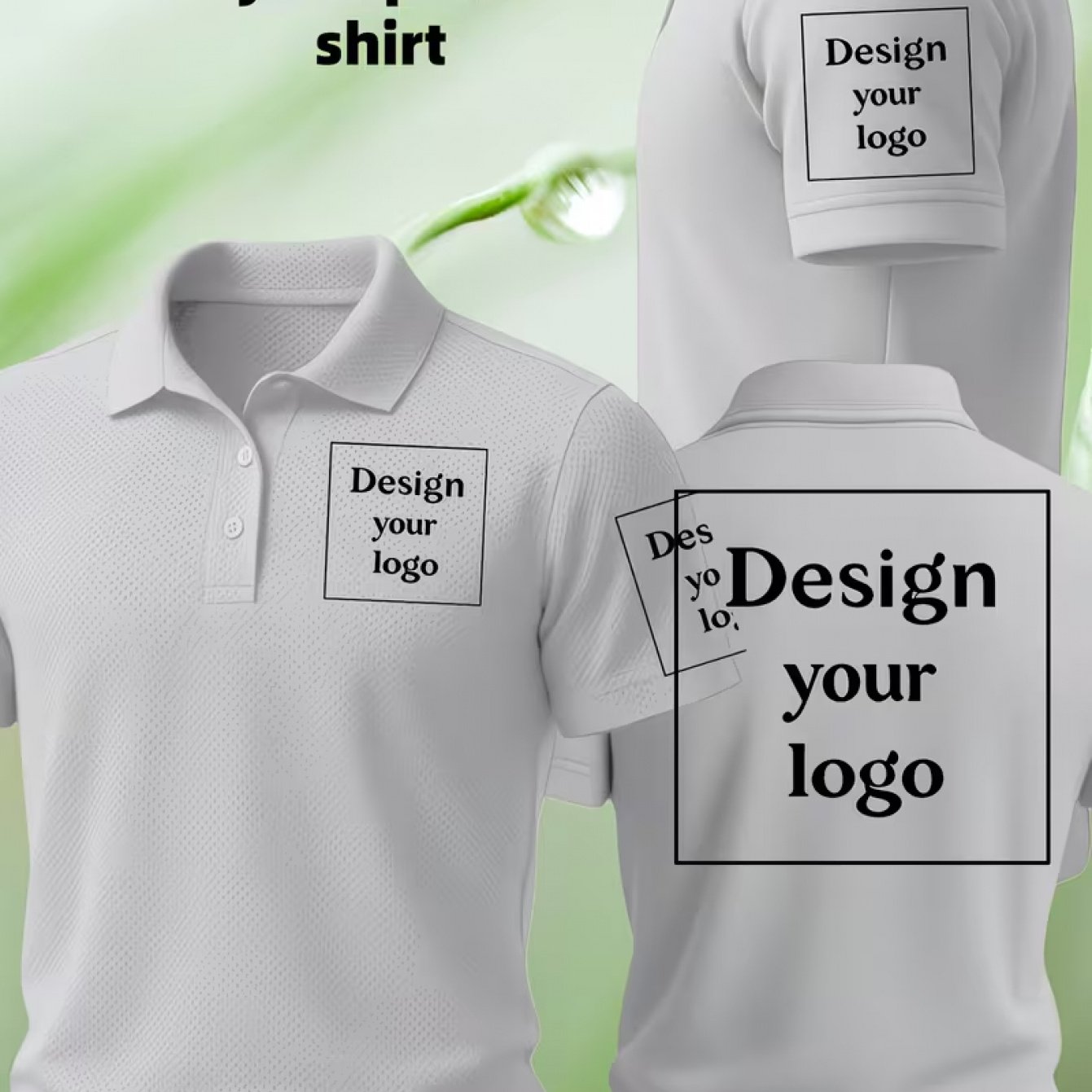 TEMU Camicia personalizzata da , anteriore/ /retro personalizzato, utilizzabile per uniformi aziendali, abbigliamento team personalizzato, adatta per