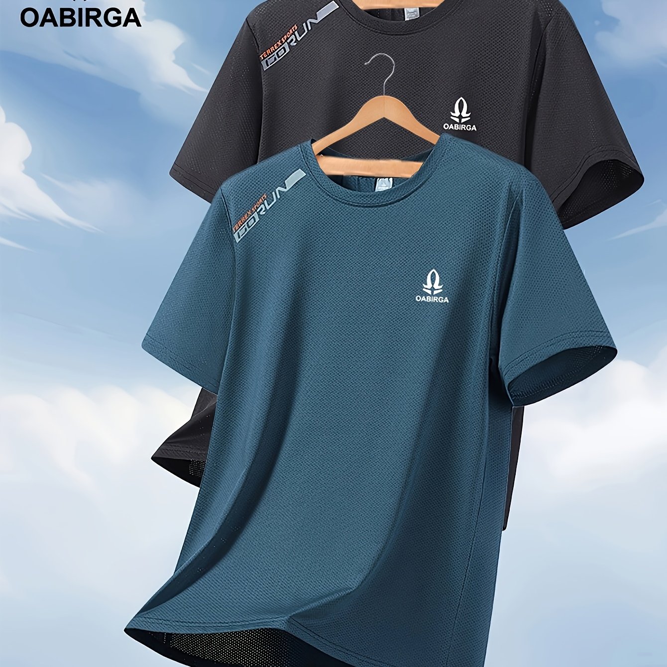TEMU 2pcs Set Men's Plus Size T-shirt Oversized Round Neck Short Sleeve Summer T-shirt Casual Top