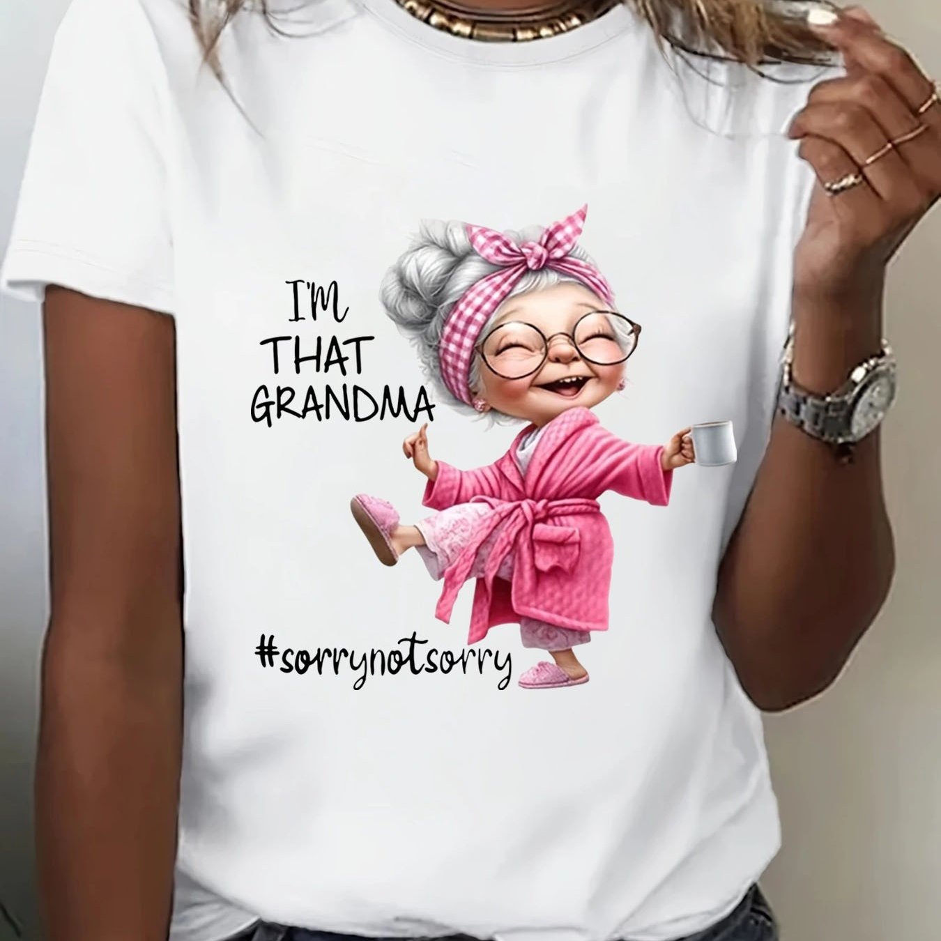 TEMU Cartoon Gift T-shirt