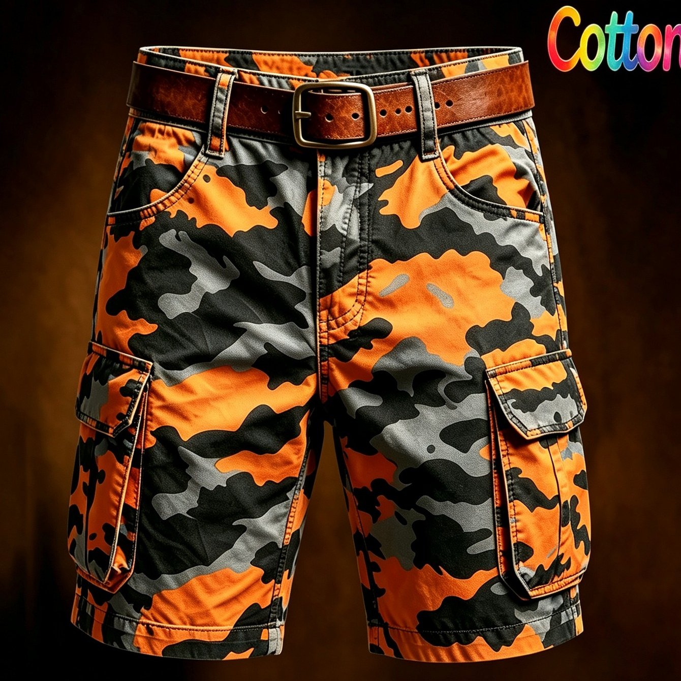 Men's 2026 Printed Multi-pocket Lightweight Cargo Shorts For Casual Wear