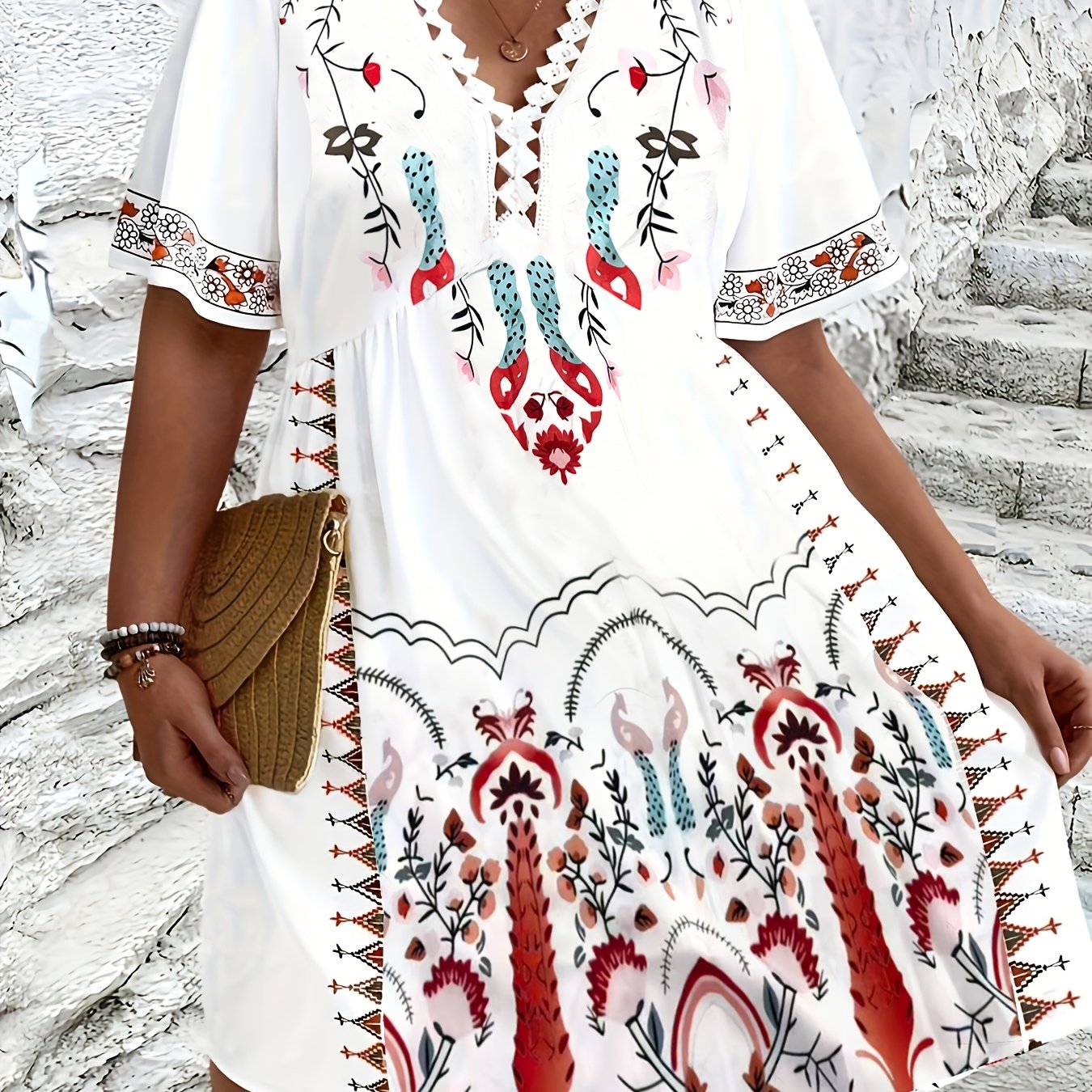 Plus Size, Plus Size Exotic Dress