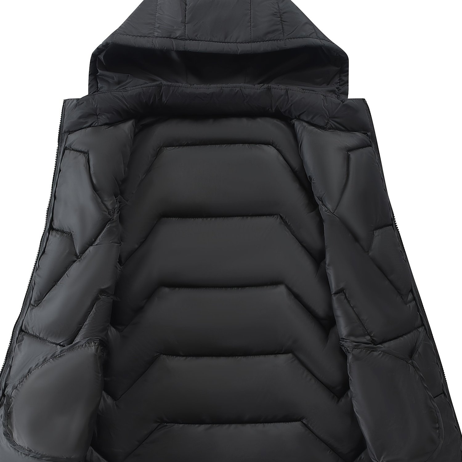 TEMU A Sleeveless Vest Jacket With A Hood, Designed For Women, Suitable For The Warm Autumn And Winter