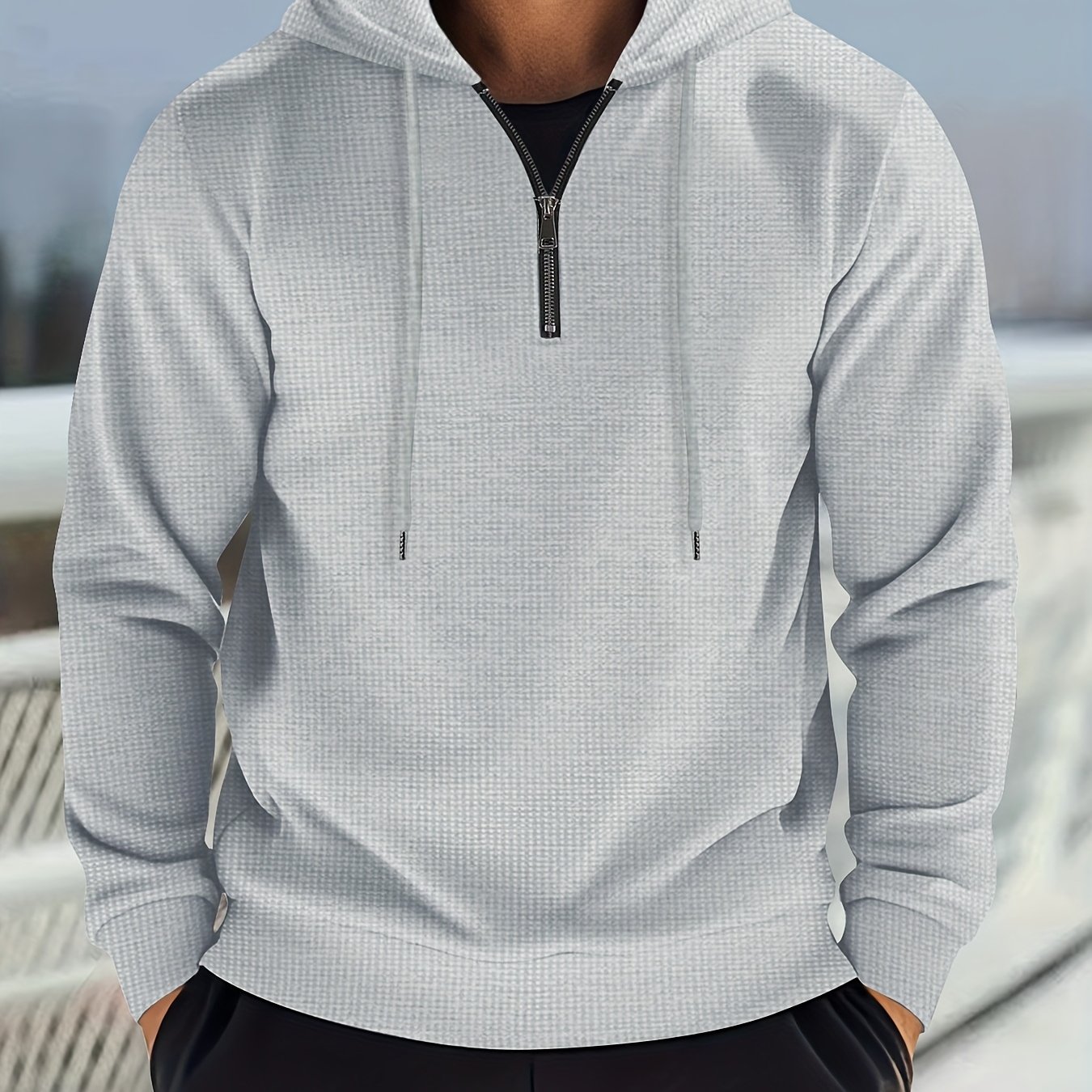 TEMU Pullover Zip Hoodie