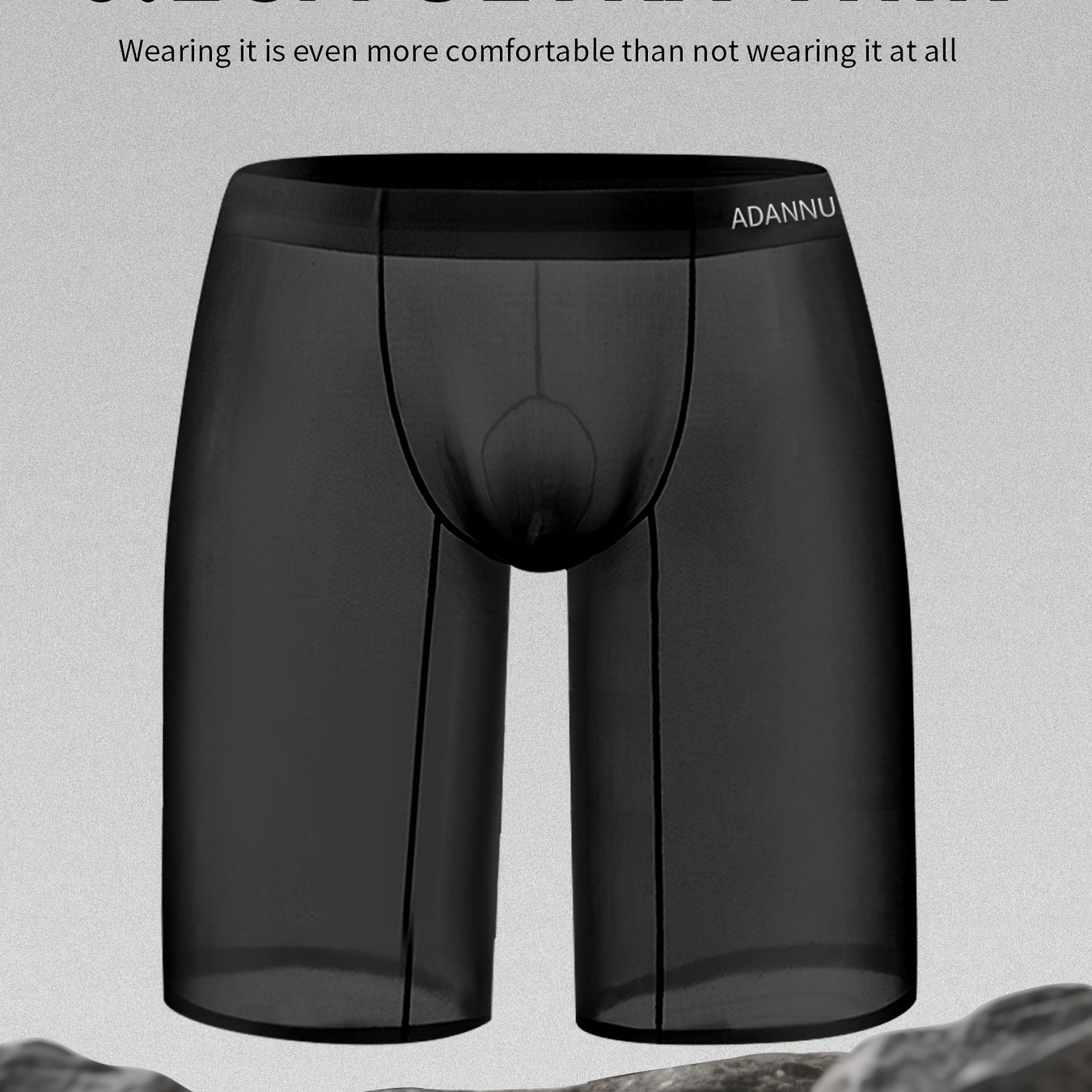 Image of Men's Transparent High-elasticity Cycling Shorts | Comfortable, Breathable, , Machine Washable, Suitable For Mountain Biking And Long Rides, Ideal For Spring/summer
