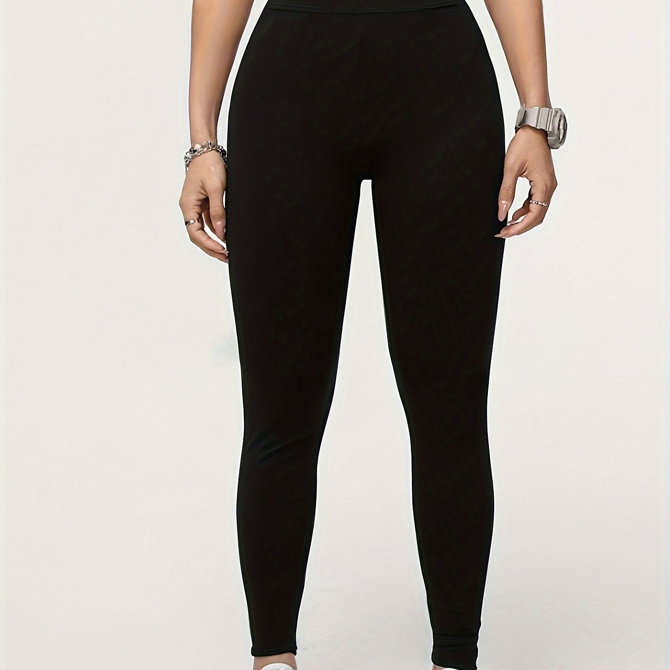 TEMU Stretchy High-waist Leggings For Women - -comfortable, Stretch, , Drying, And - For , , Casual Attire, And Casual Attire