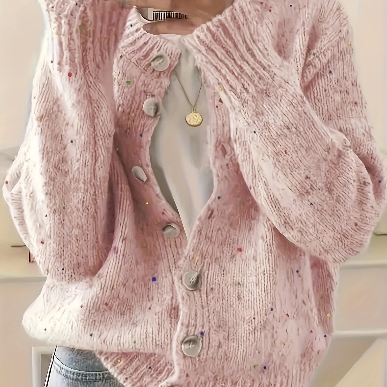 Elegant And Chic Women's Cardigan - A Must-have Layering Piece For Autumn/winter, Hand Wash/, Sweater Cardigan Top
