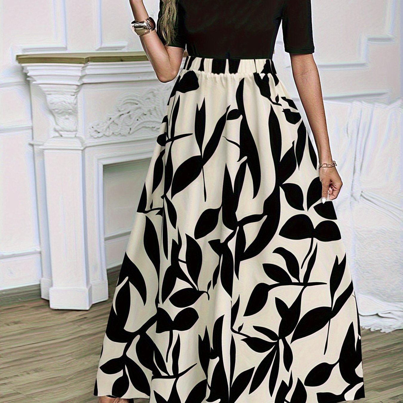 Women's Flowy Maxi Skirt Summer Casual Long Skirts