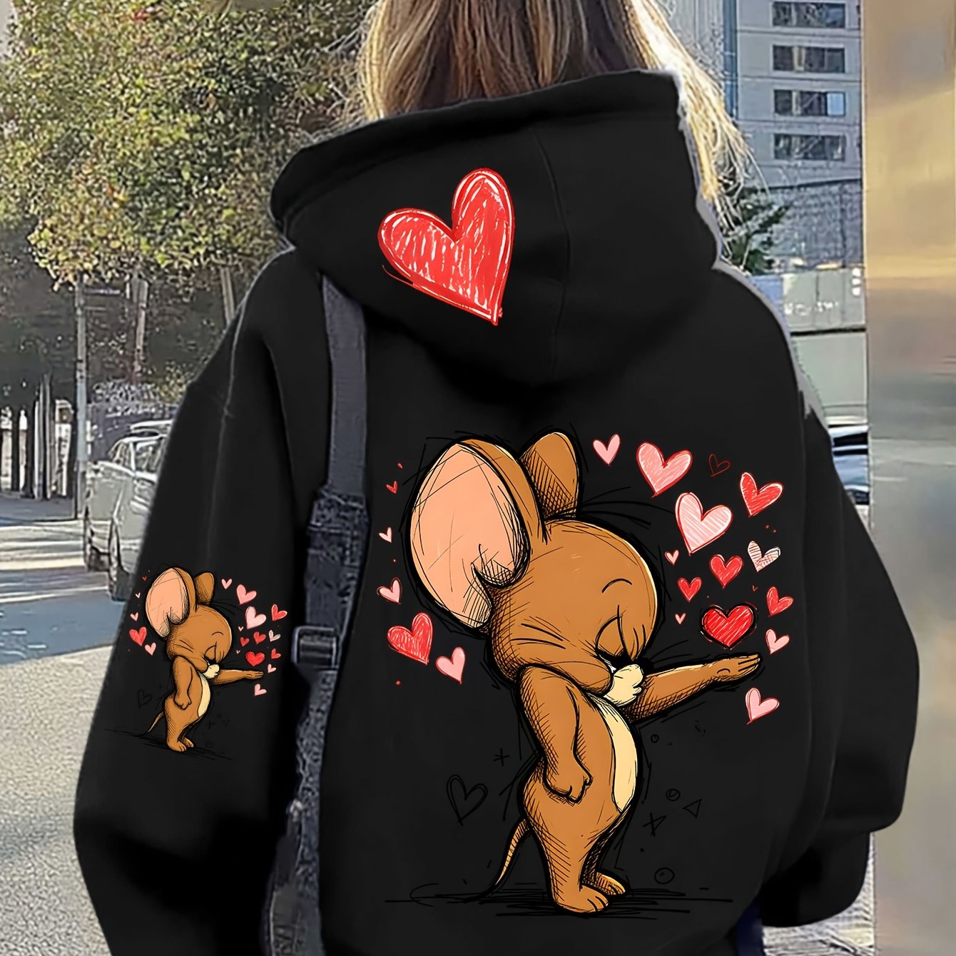 TEMU Officially Authorized, Co-branded With Stunning , Autumn And Winter Hoodies, Women's Versatile Jackets